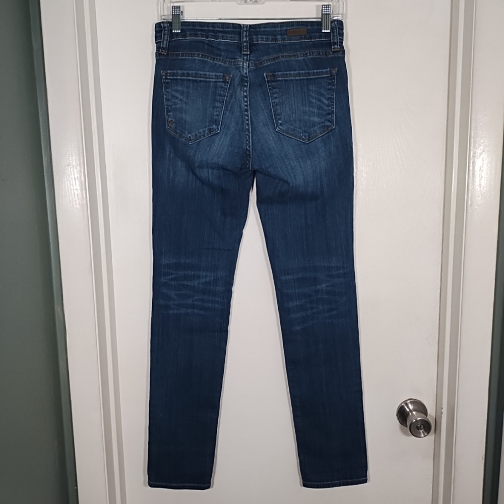 KUT from the Kloth Womens 2 Catherine Boyfriend Jeans Distressed Med Wash - Picture 5 of 8